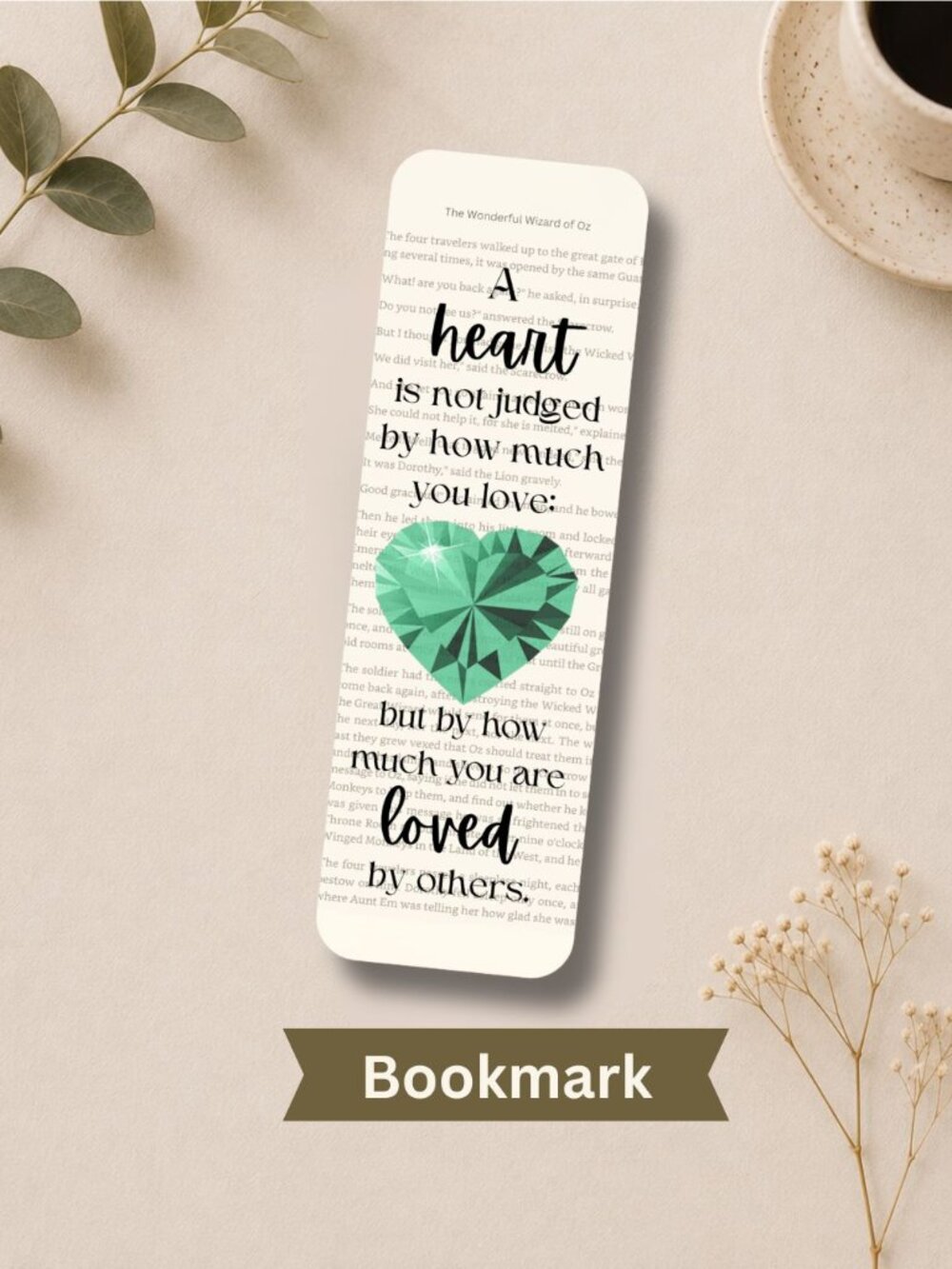 Wizard of Oz Book Page Bookmark